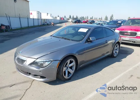 2009 BMW 650I из США, поврежденный, VIN WBAEA53539CV92655